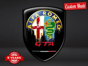 Alfa Romeo Silikonsticker Hochwertig Professionell Anpassbar